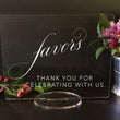 Load image into Gallery viewer, Elation Factory Co Weddings > Decorations > Signs Favors, Thank You for Celebrating With Us - Wedding Favors Acrylic Sign