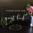Load image into Gallery viewer, Elation Factory Co Weddings > Decorations > Signs Guest Book Wedding Acrylic Sign