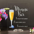 Load image into Gallery viewer, Elation Factory Co Weddings > Decorations > Signs Mimosa with Blueberries Bar, Open Bar Wedding Bar Menu Sign and Cocktail Bar Sign for wedding and special events.