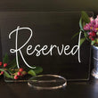 Load image into Gallery viewer, Elation Factory Co Weddings > Decorations > Signs Reserved - Wedding Favors Acrylic Sign