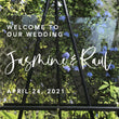 Load image into Gallery viewer, Elation Factory Co Weddings > Decorations > Signs Semi-Custom Wedding Welcome Sign, Create your own Welcome Wedding Sign! Acrylic Wedding Sign