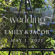 Load image into Gallery viewer, Elation Factory Co Weddings > Decorations > Signs Semi-Custom Wedding Welcome Sign, Create your own Welcome Wedding Sign! Acrylic Wedding Sign