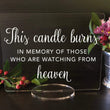 Load image into Gallery viewer, Elation Factory Co Weddings > Decorations > Signs This Candle Burns in Memory of Those Who Are Watching from Heaven, Wedding Acrylic Sign, Acrylic Wedding Sign