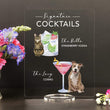 Load image into Gallery viewer, Elation Factory Co Weddings > Decorations > Signs > Wedding and Event Drink Signs Bar Menu Pet Signature Drinks! - Custom Dog, Cat, Pet Bar Menu Sign, Bar Sign for wedding and special events. Price: