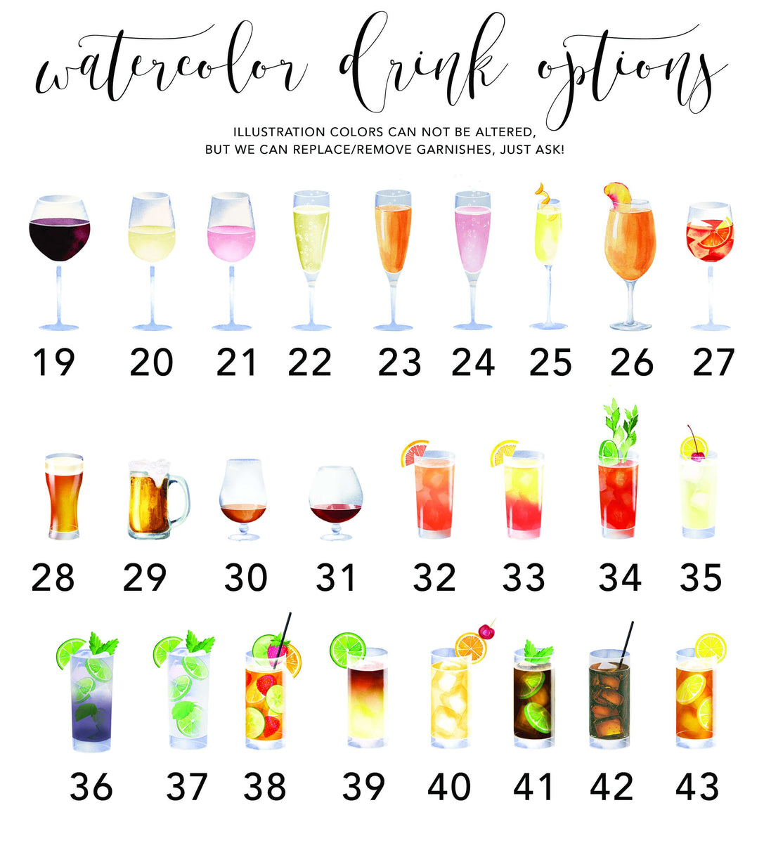 27 Types of Bar Glasses (Illustrated Chart)