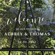 Load image into Gallery viewer, Elation Factory Co Weddings > Decorations > Signs > Wedding Welcome Signs Semi-Custom Wedding Welcome Sign, Create your own Welcome Wedding Sign! Acrylic Wedding Sign