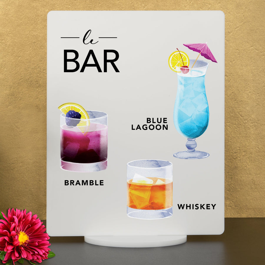 Elation Factory Co Weddings > Decorations > Signs > Wedding and Event Drink Signs Bar Menu Signature Drinks! - Ours, Hers, and His - Bar Menu Sign, Bar Sign for wedding and special events.