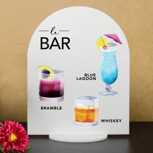 Elation Factory Co Weddings > Decorations > Signs > Wedding and Event Drink Signs Bar Menu Signature Drinks! - Ours, Hers, and His - Bar Menu Sign, Bar Sign for wedding and special events.