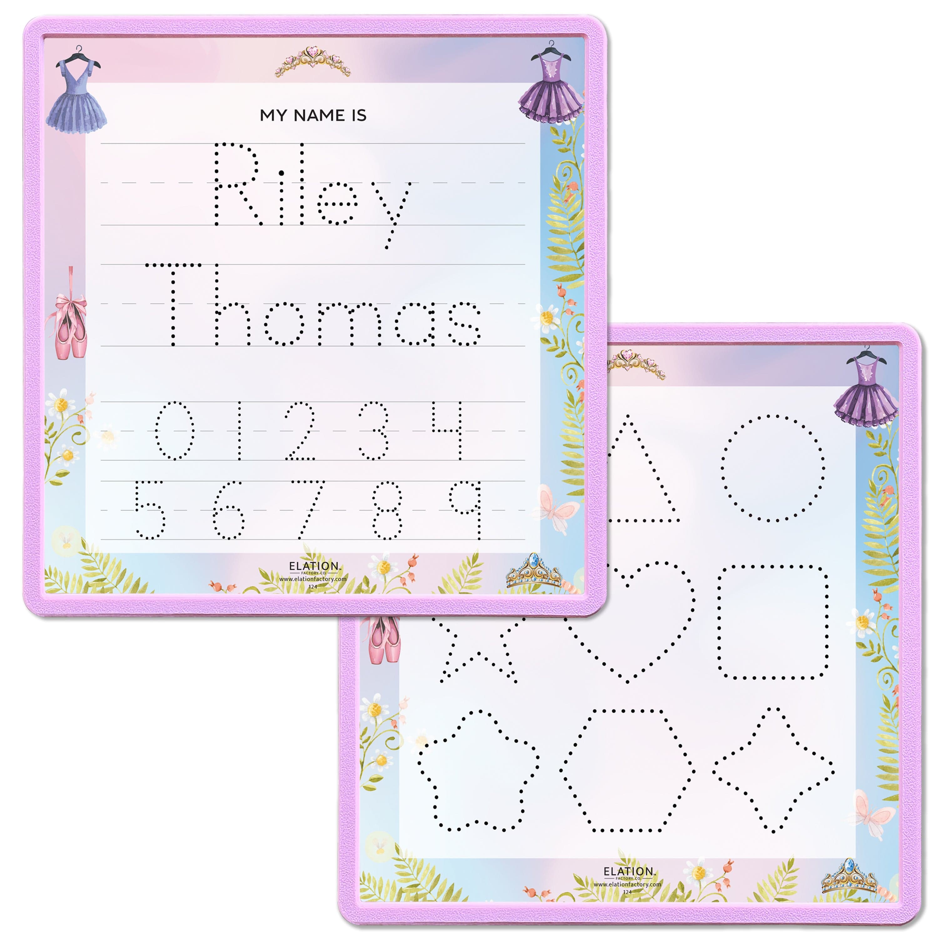 Kid's Name Tracing Board | Dry Erase Letter Tracing | Reusable Name Tracing Board | Letter Tracing Board | Personalized | Ballet Theme