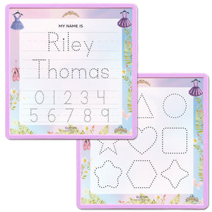 Kid's Name Tracing Board | Dry Erase Letter Tracing | Reusable Name Tracing Board | Letter Tracing Board | Personalized | Ballet Theme