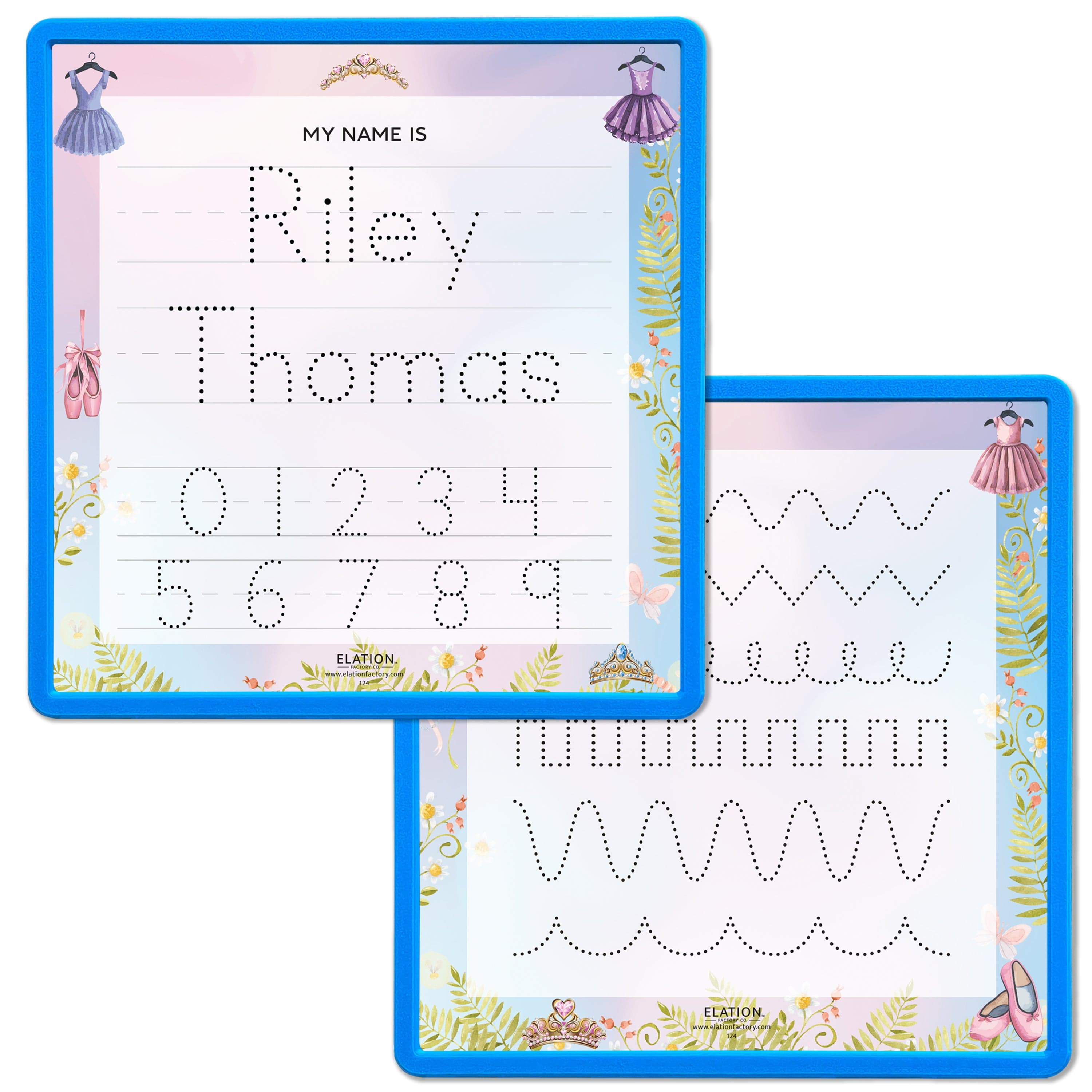 Kid's Name Tracing Board | Dry Erase Letter Tracing | Reusable Name Tracing Board | Letter Tracing Board | Personalized | Ballet Theme