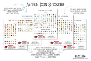 Elation Factory Co Toys & Games > Toys > Learning & School Kids Routine Chart | Chore Chart for Kids | Daily Checklist | Kids Daily Tasks | Daily Routine | Dry-Erase | Forest Friends Theme