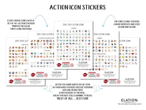 Elation Factory Co Toys & Games > Toys > Learning & School Kids Routine Chart | Chore Chart for Kids | Daily Checklist | Kids Daily Tasks | Daily Routine | Dry-Erase | Personalized | Baby Unicorns