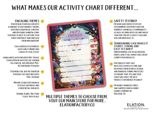 Elation Factory Co Toys & Games > Toys > Learning & School Kids Routine Chart | Chore Chart for Kids | Daily Checklist | Kids Daily Tasks | Daily Routine | Dry-Erase | Personalized | Butterfly Theme