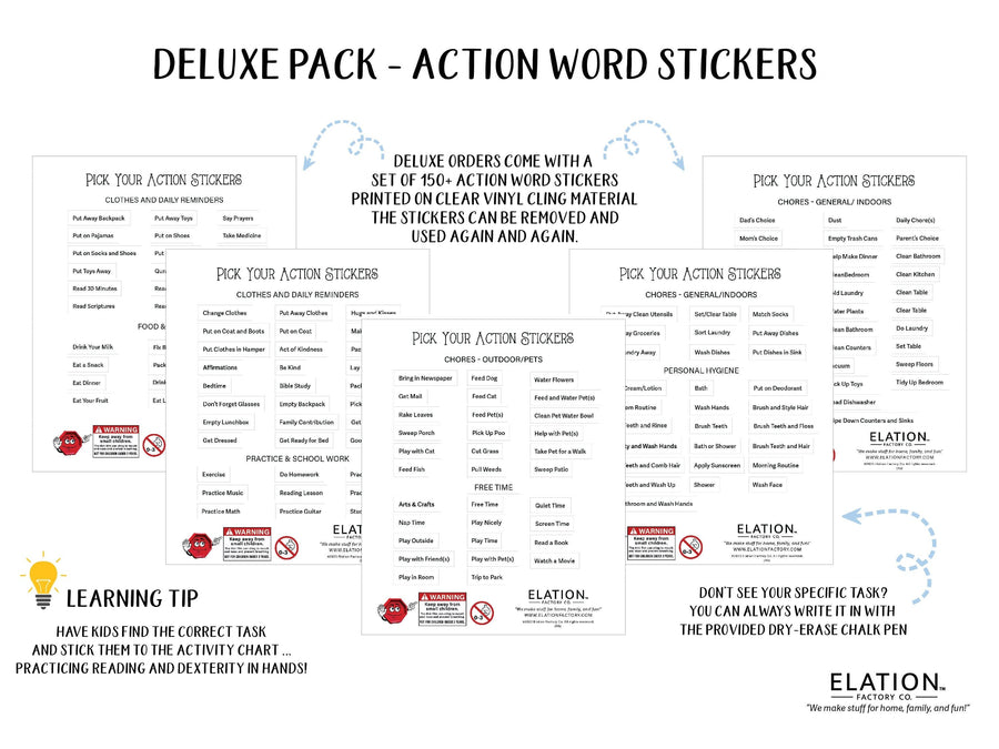 Elation Factory Co Toys & Games > Toys > Learning & School Kids Routine Chart | Chore Chart for Kids | Daily Checklist | Kids Daily Tasks | Daily Routine | Dry-Erase | Personalized | Trains Theme